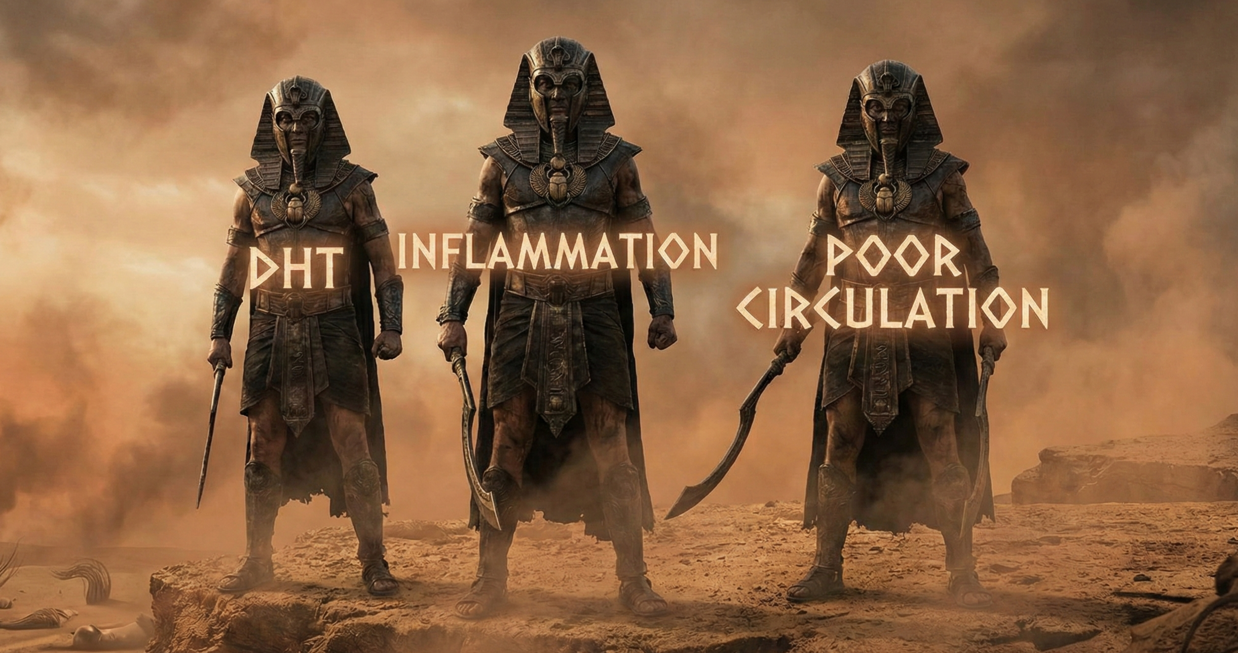 3 horsemen of hair loss