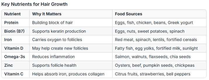 Key Nutrients for Hair Growth