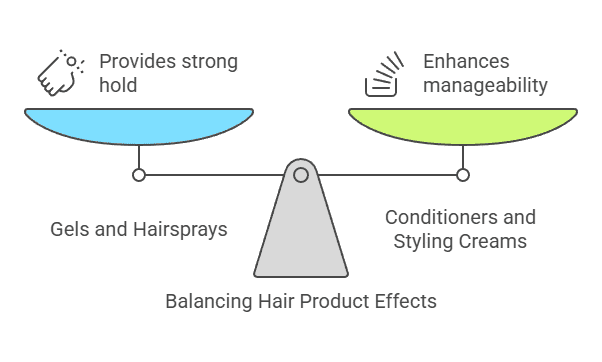 different types of hair products and their effects on hair structure